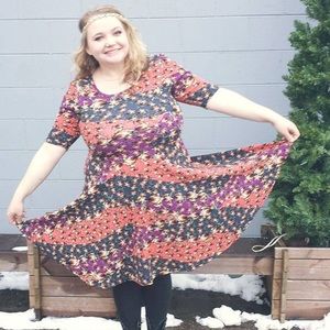 LulaRoe Nicole Dress 2XL